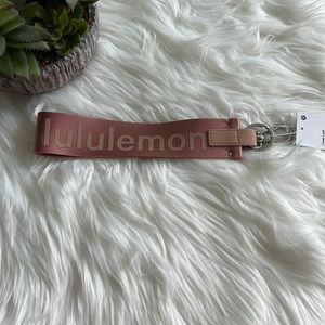 Lululemon Never Lost Pastel Pink Keychain